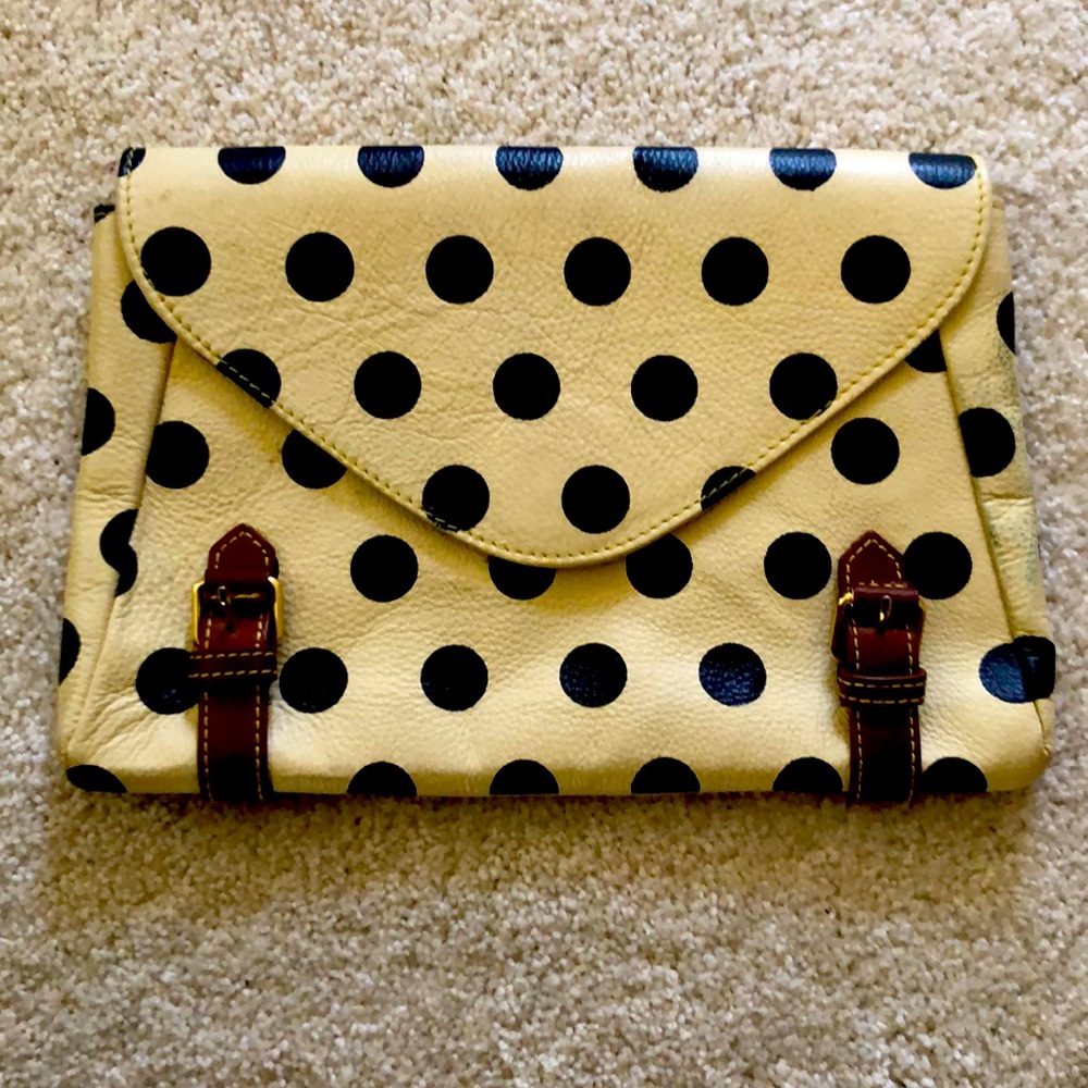 Anthropologie Polk Dot Clutch